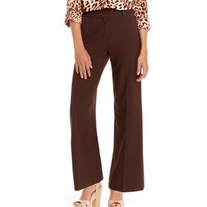 The Limited Drew Fit Brown Wide Leg Pants